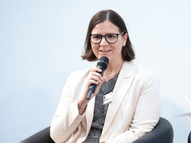 byte Geschäftsführerin Antonia Zierer spricht auf dem Bayerischen Anwenderforum 2024